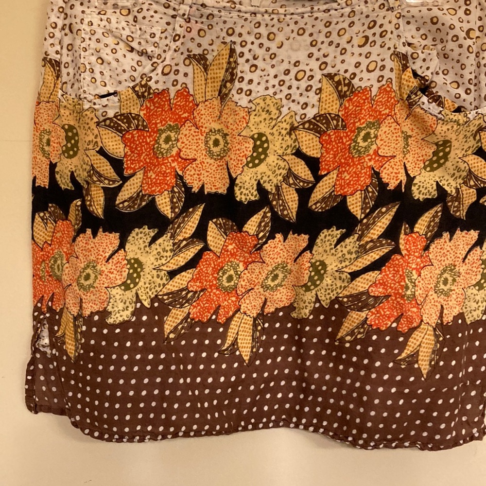 Blue Plate Print Skort Size 4.